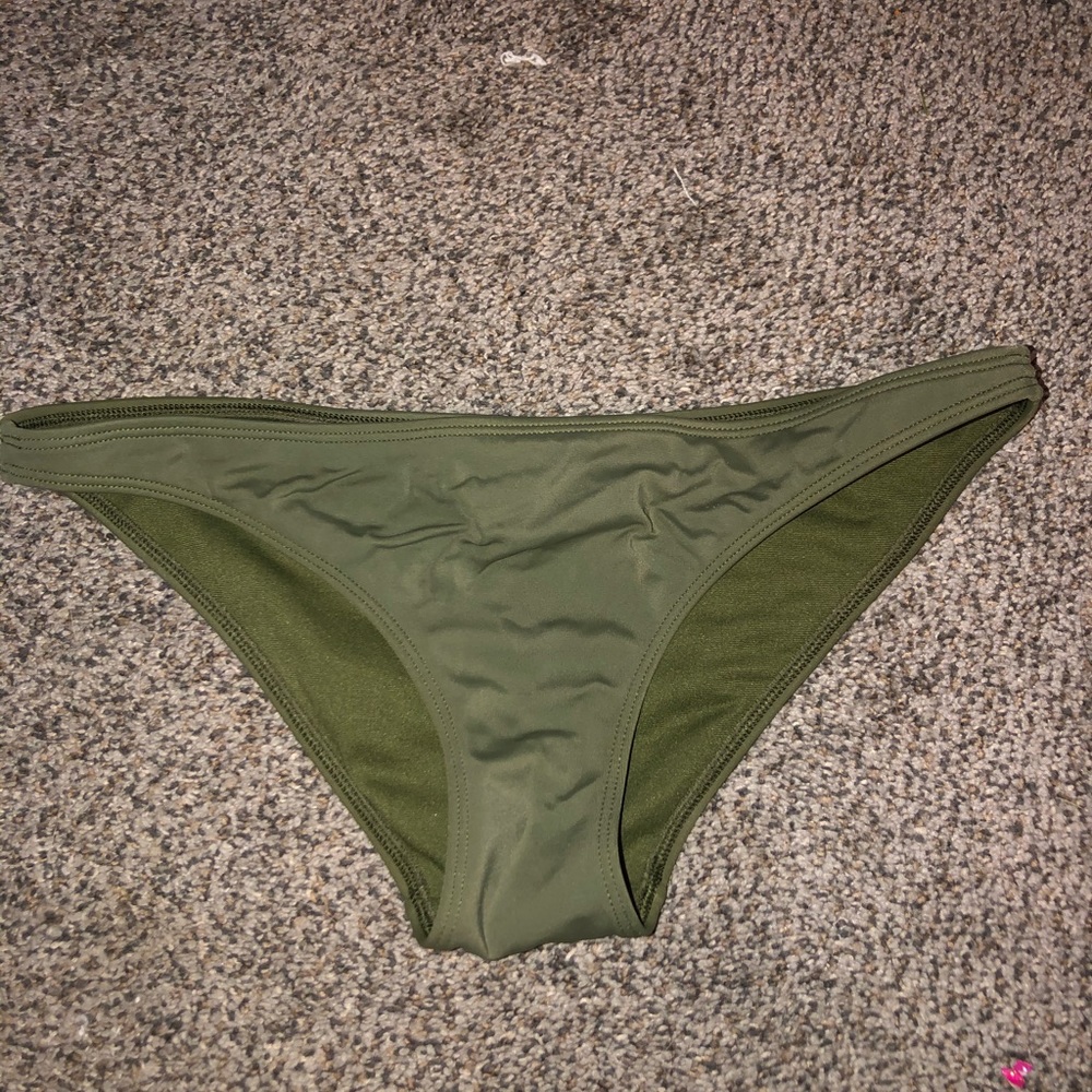 Olive green bikini bottoms